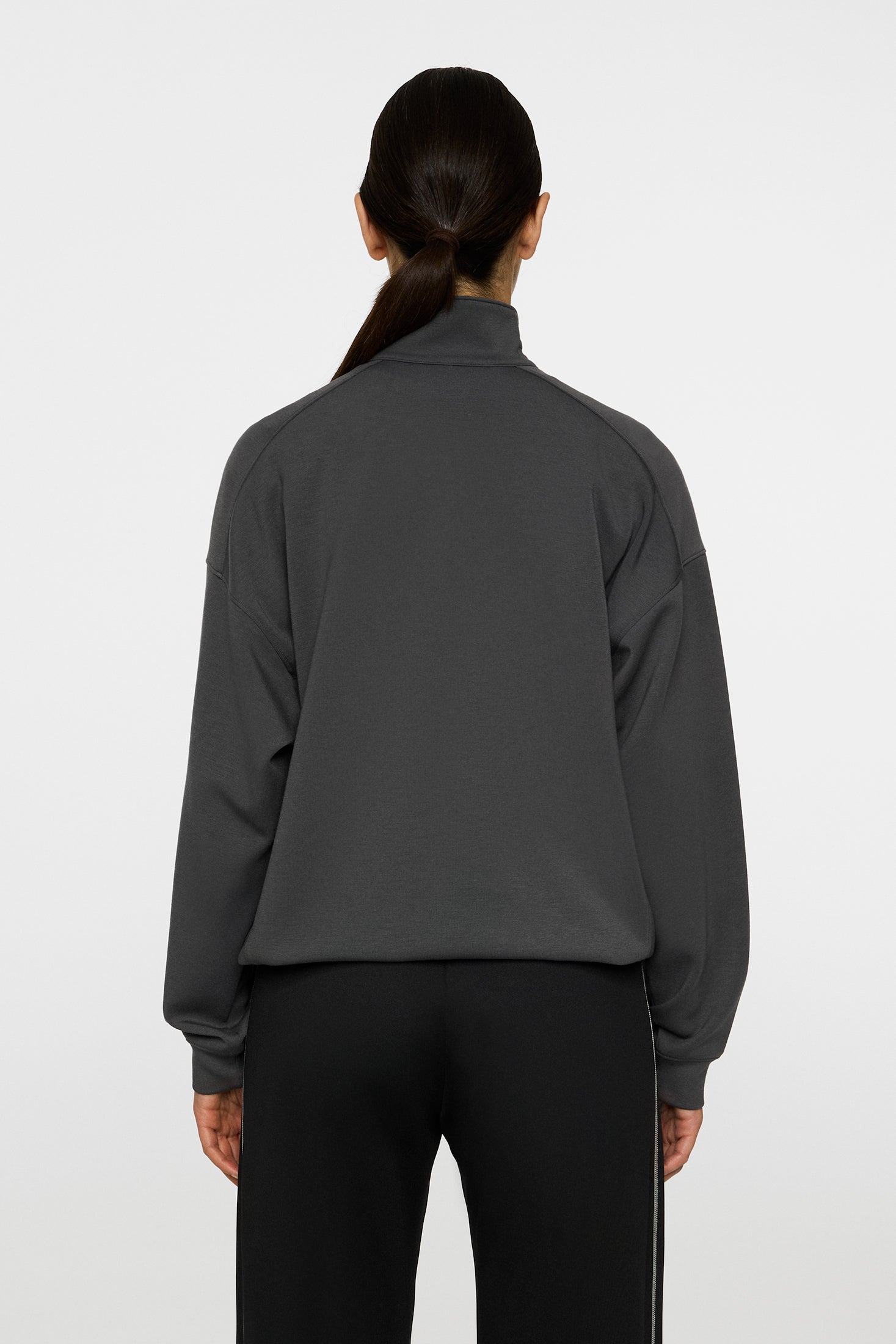 Airy Zip Sweatshirt / Asphalt