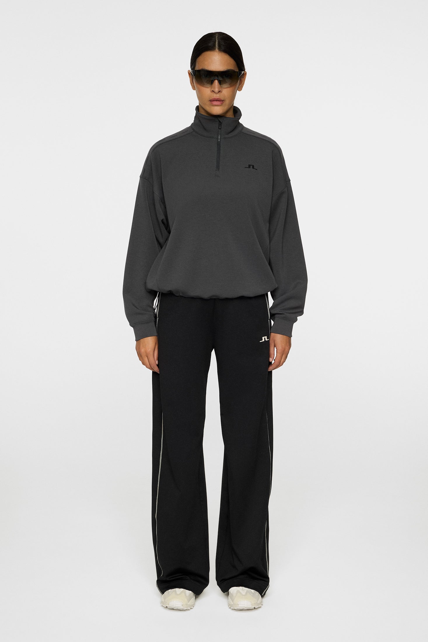 Airy Zip Sweatshirt / Asphalt