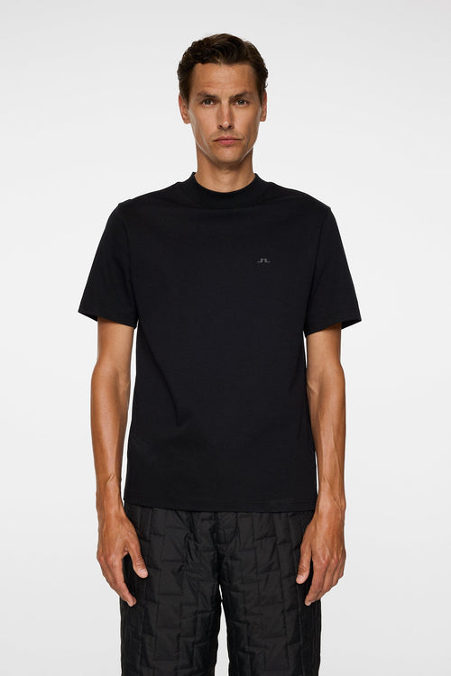 Ace Mock Neck T-Shirt / Black