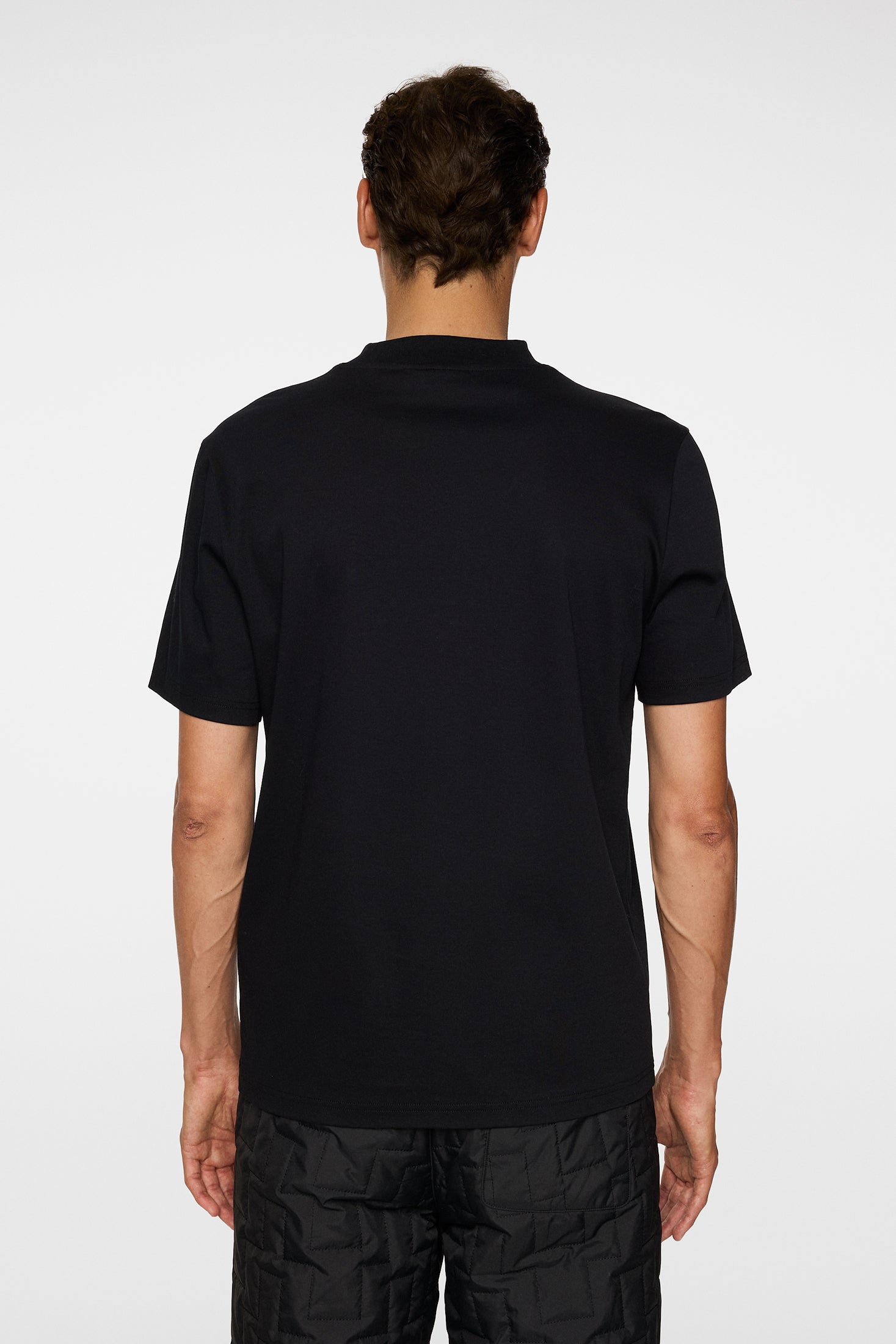 Ace Mock Neck T-Shirt / Black