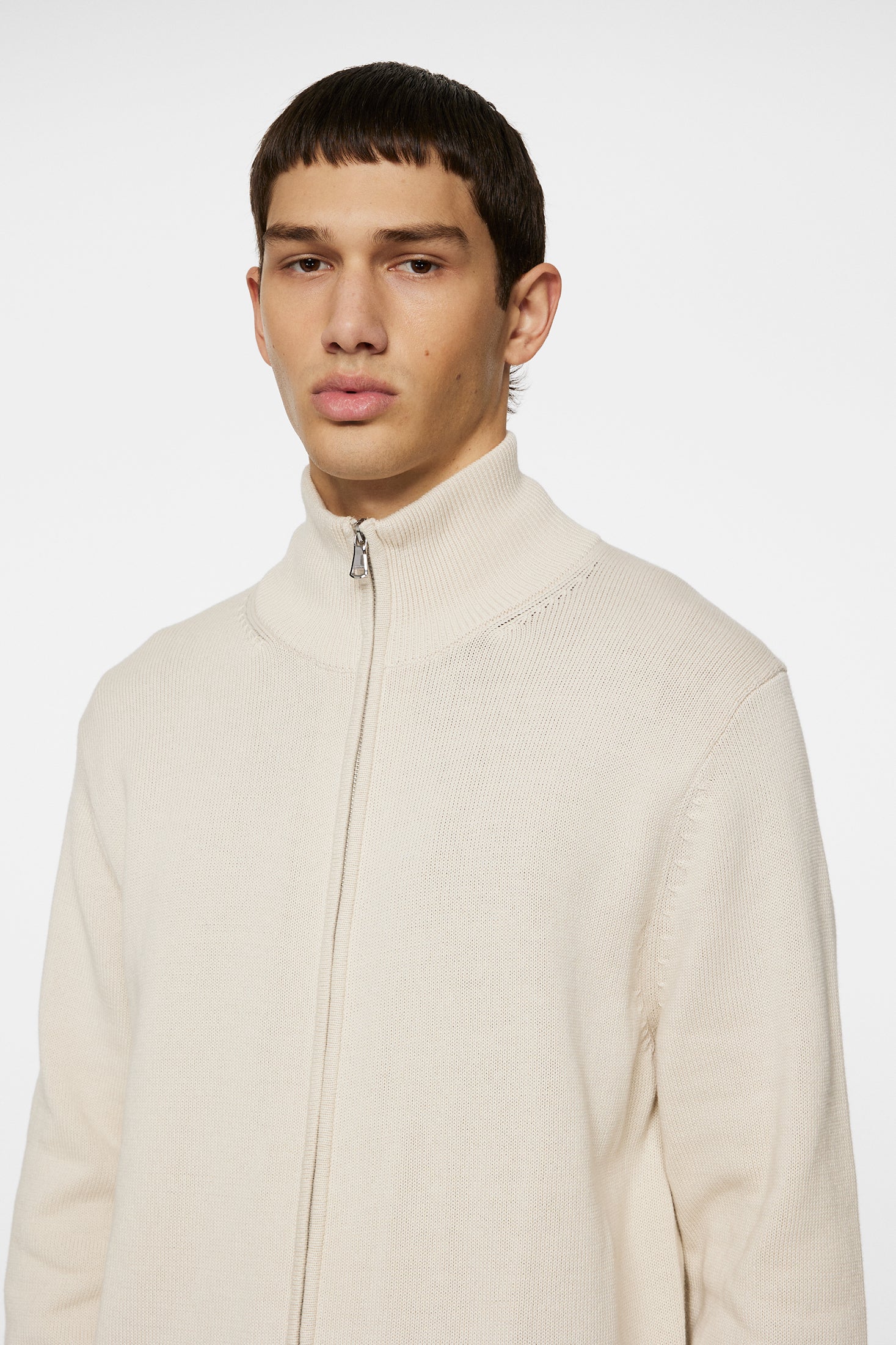 Alexis Full Zip Cardigan / Moonbeam