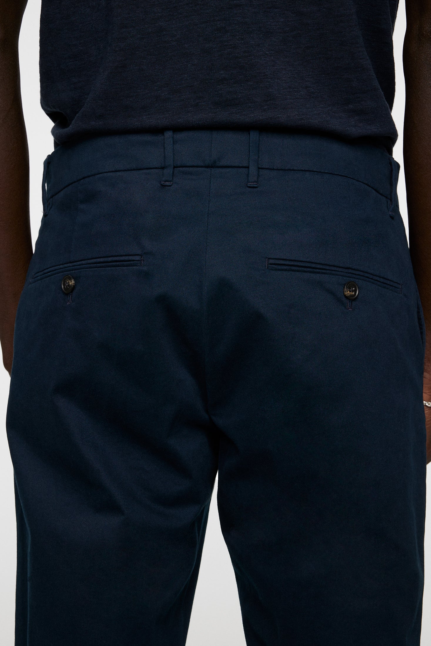 Ched Cloud Satin Pants / JL Navy