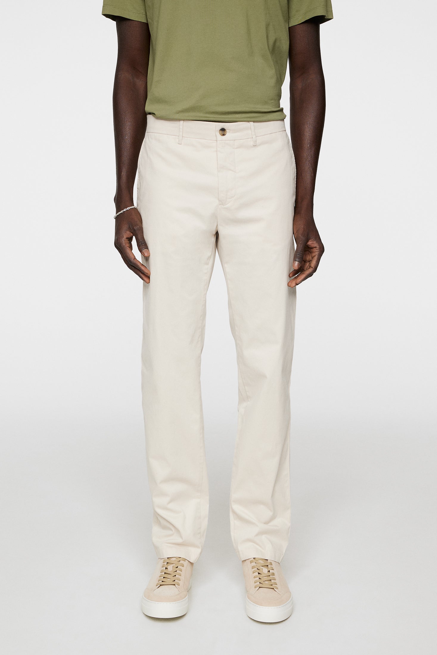 Ched Cloud Satin Pants / Moonbeam