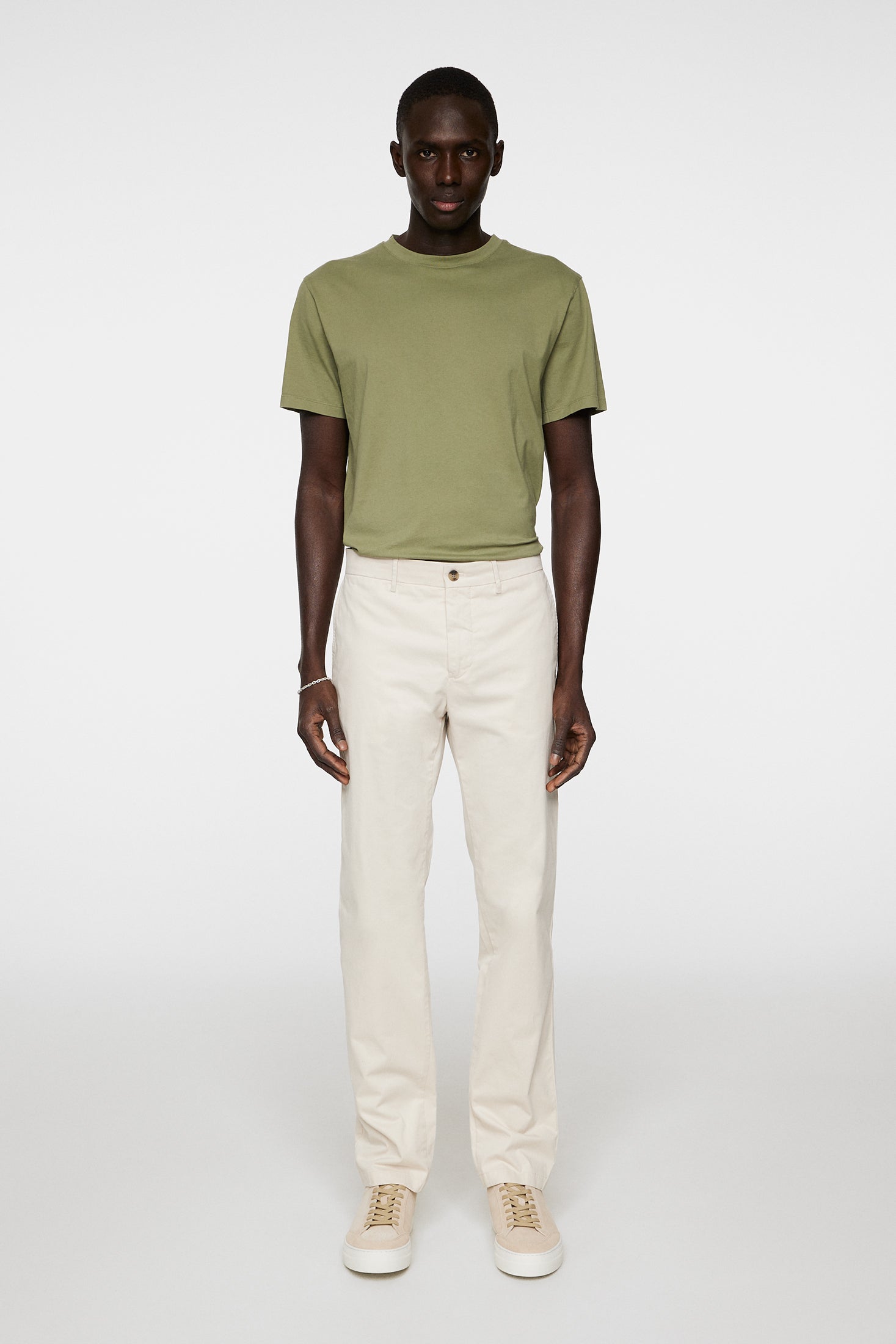 Ched Cloud Satin Pants / Moonbeam