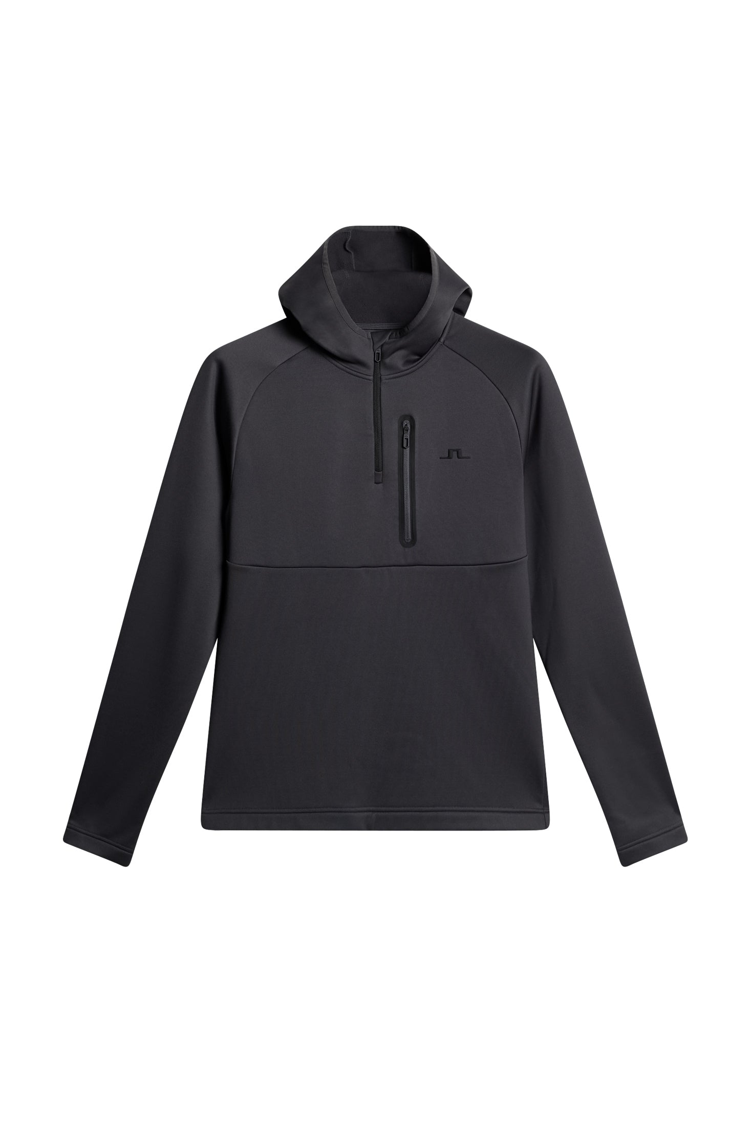 Adam Quarter Zip Hood / Asphalt