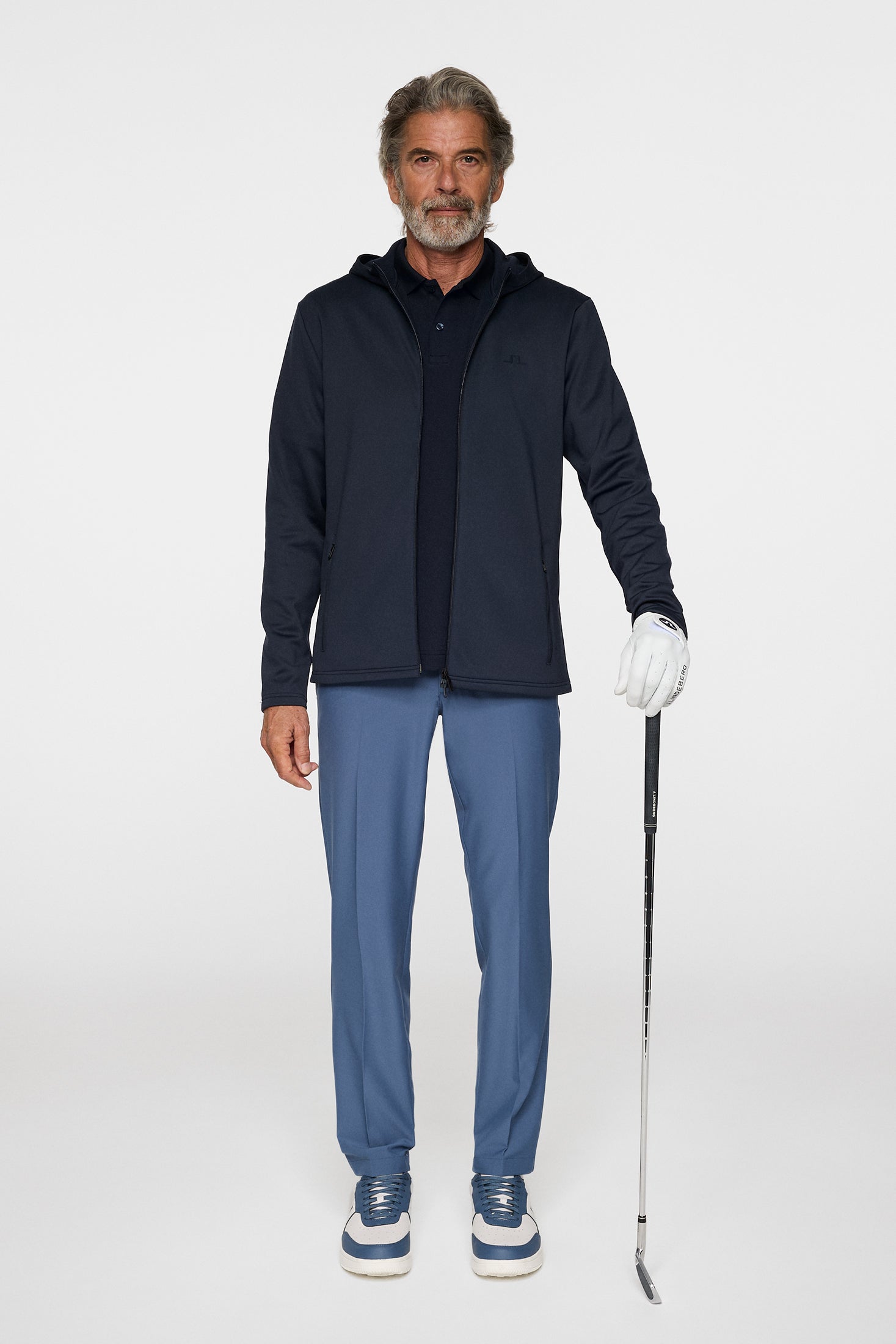 Aerial Full Zip Hood / JL Navy