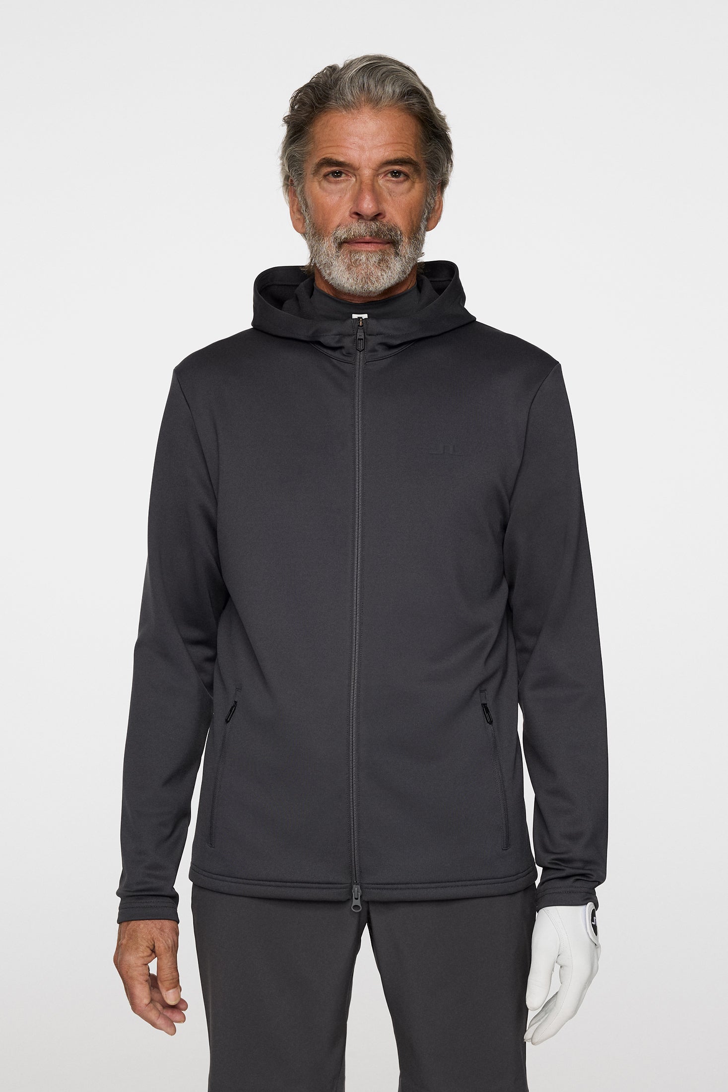 Aerial Full Zip Hood / Asphalt