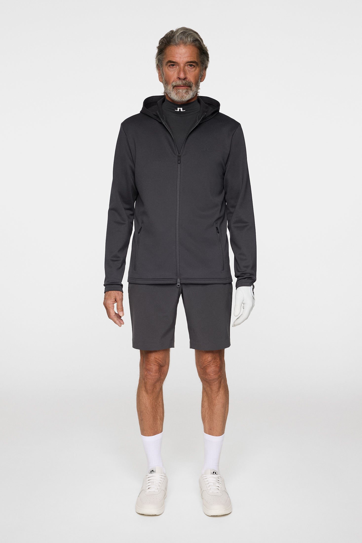 Aerial Full Zip Hood / Asphalt