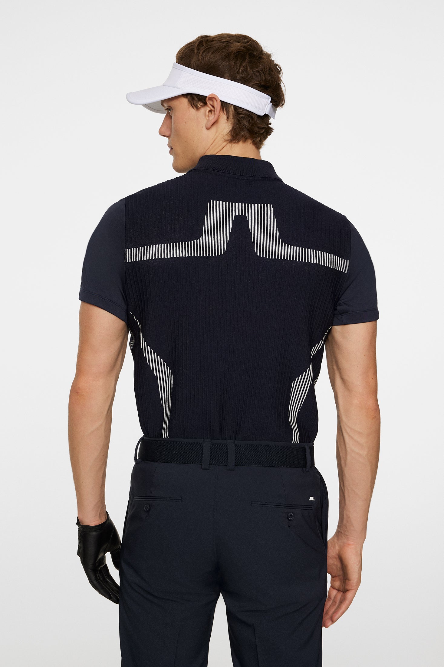 Aleks Hybrid Knit Polo Shirt / JL Navy