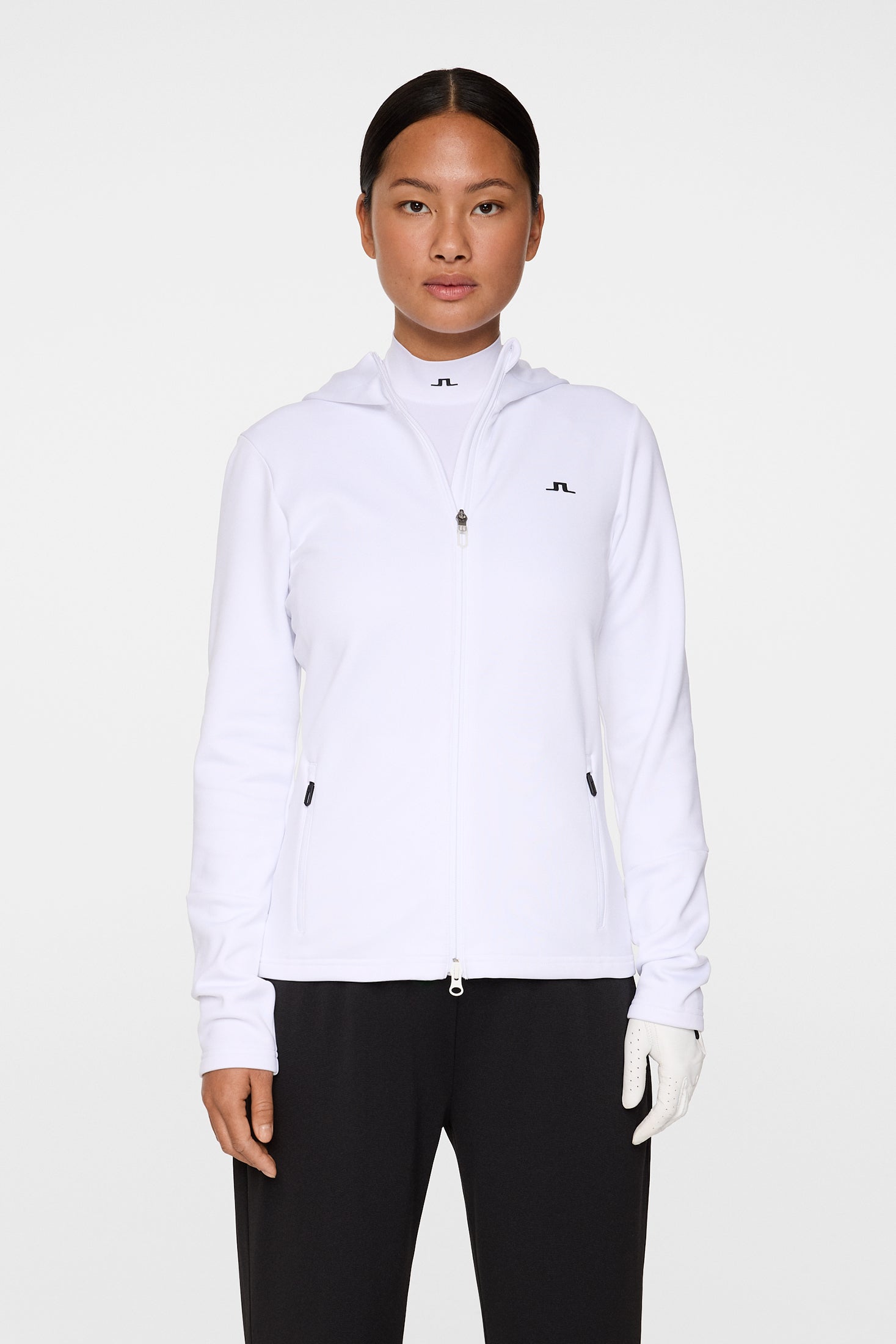 Aerialle Zip Hood / White