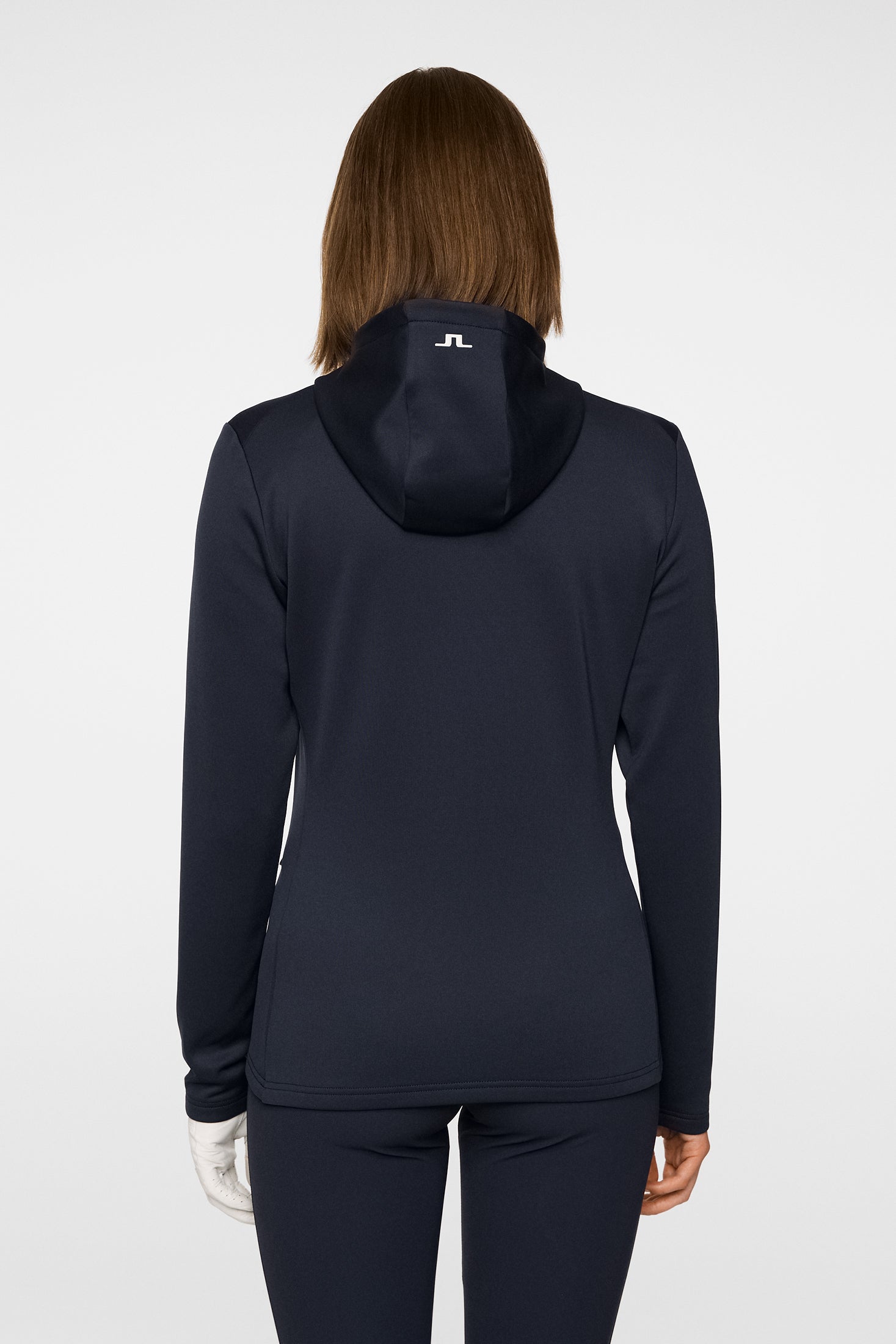 Aerialle Quarter Zip Hood / JL Navy