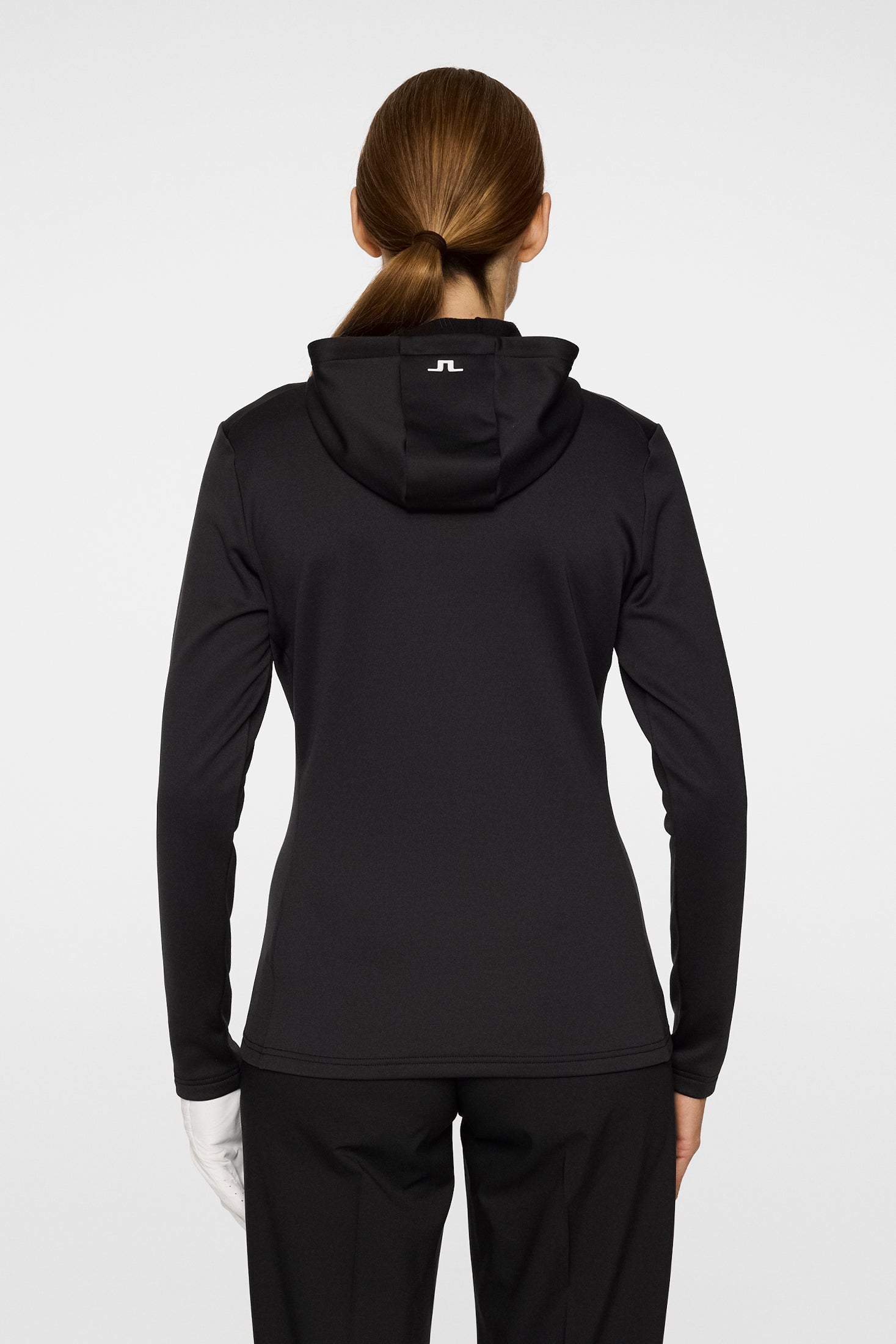 Aerialle Quarter Zip Hood / Black