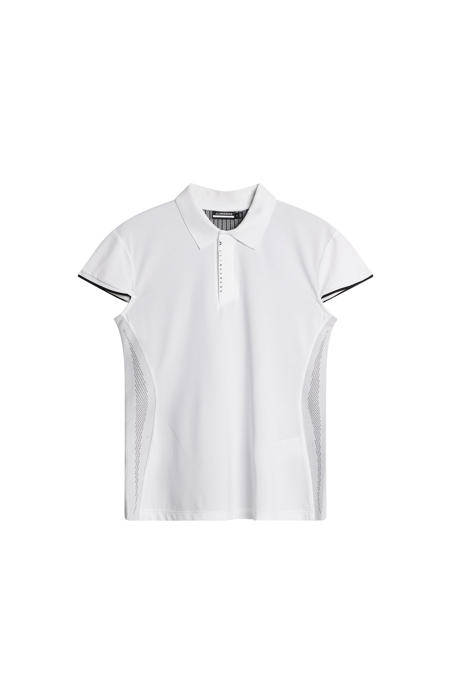 Ana Hybrid Knit Polo Shirt / White