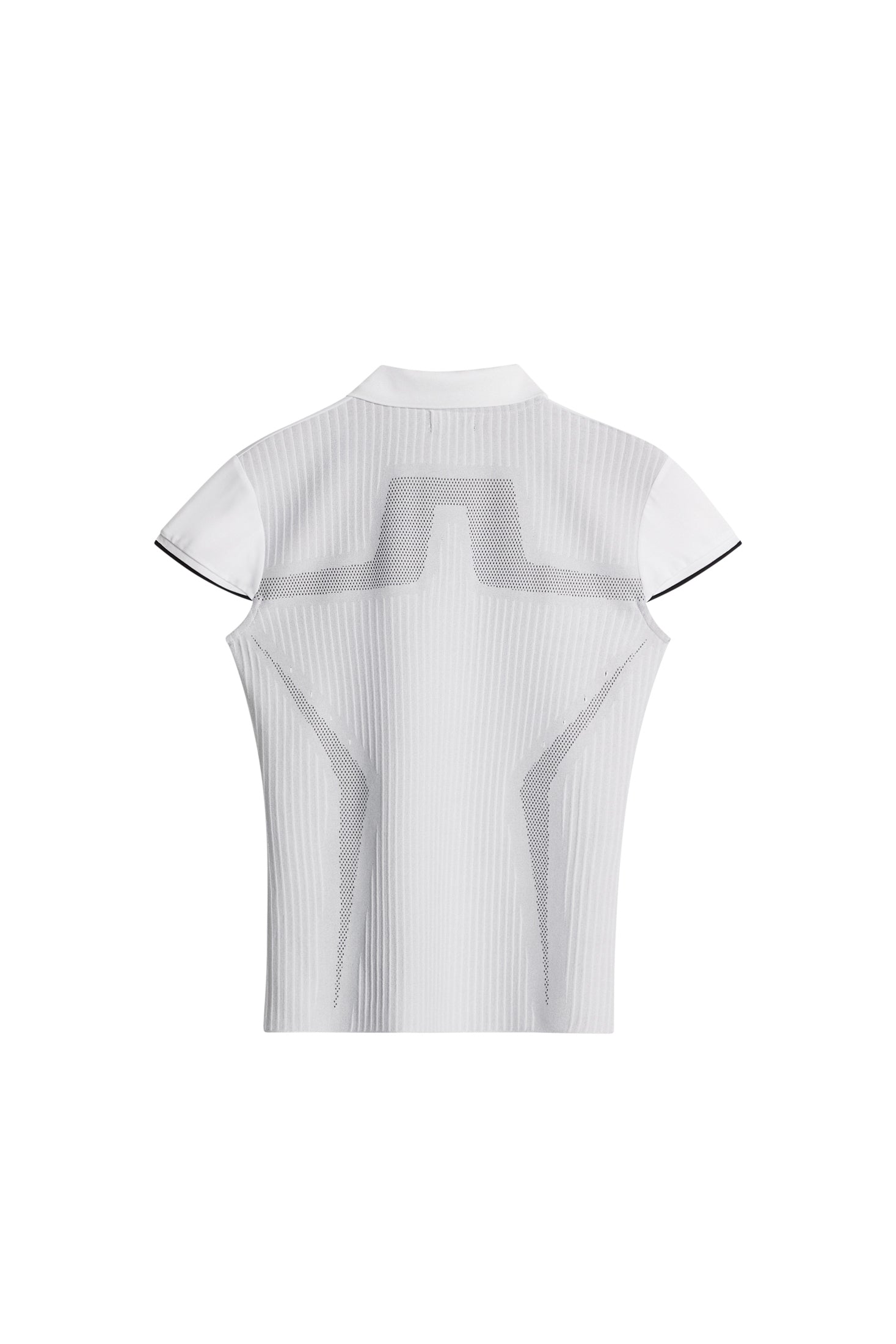 Ana Hybrid Knit Polo Shirt / White