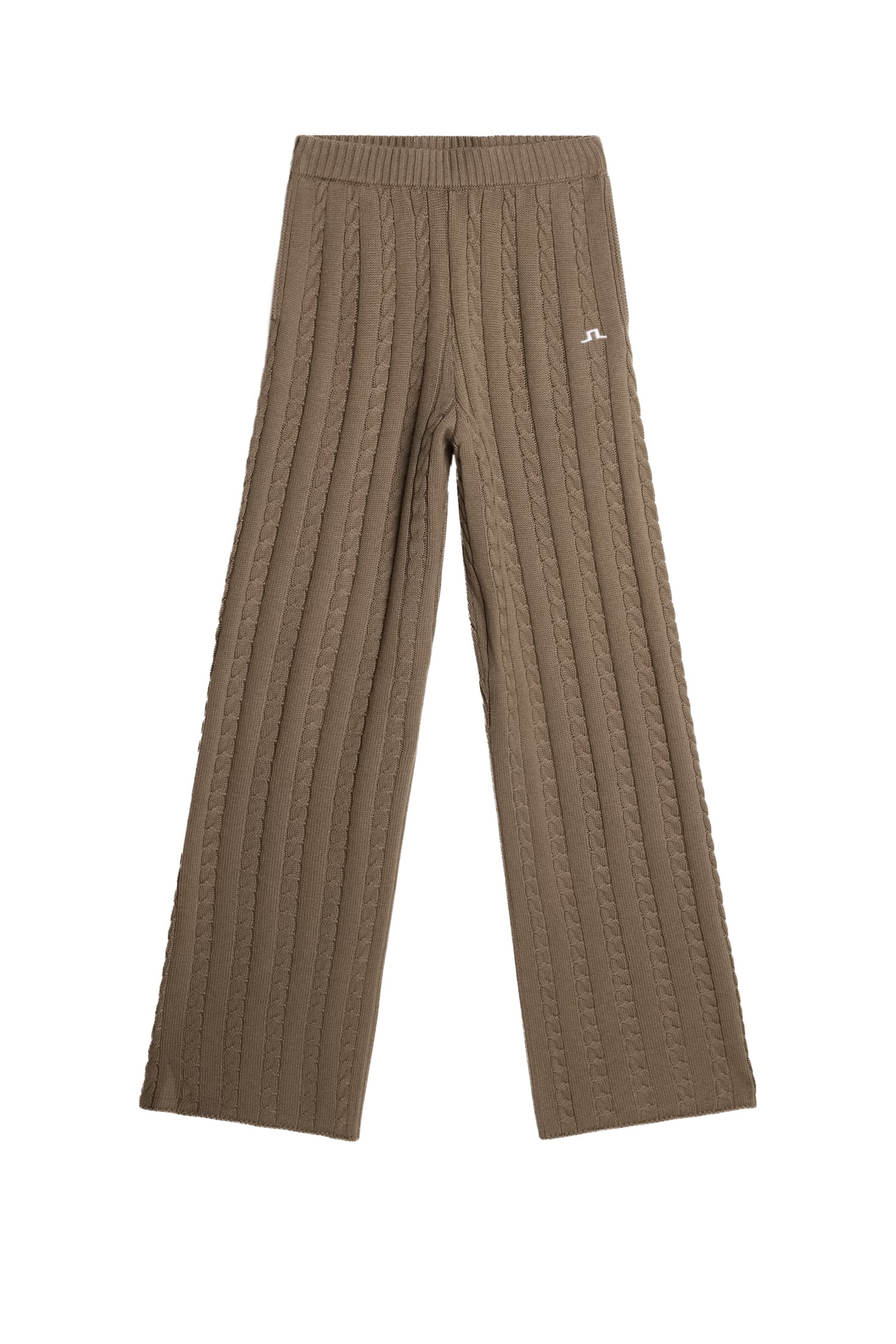 Kiana Cable Knit Wool Pant / Brindle
