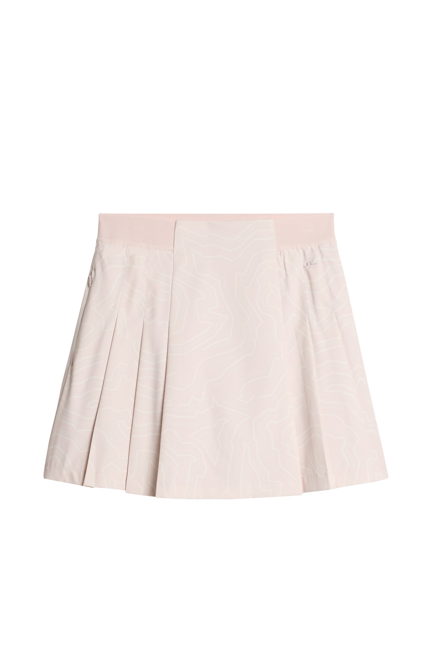Alesia Print Skirt / Topo Grey Lilac L