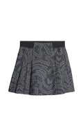 Alesia Print Skirt / Topo Asphalt L