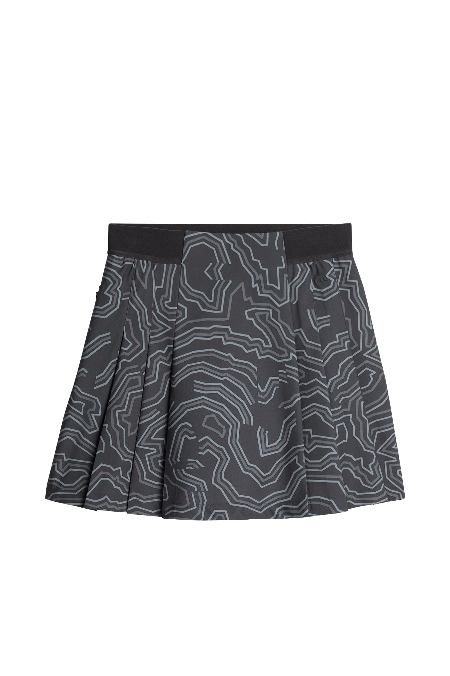 Alesia Print Skirt / Topo Asphalt L