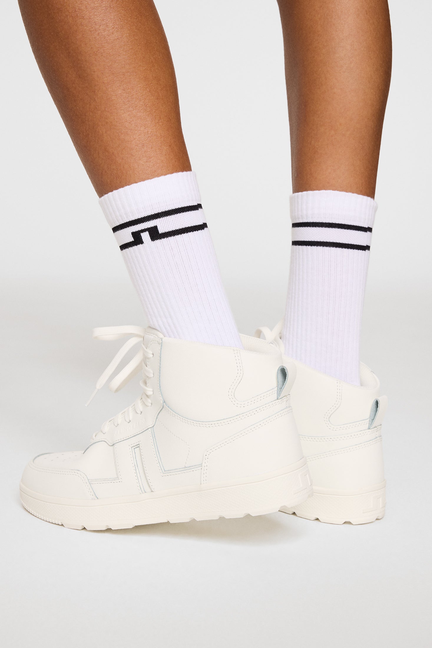 Ace High-Top Golf Sneaker W / White