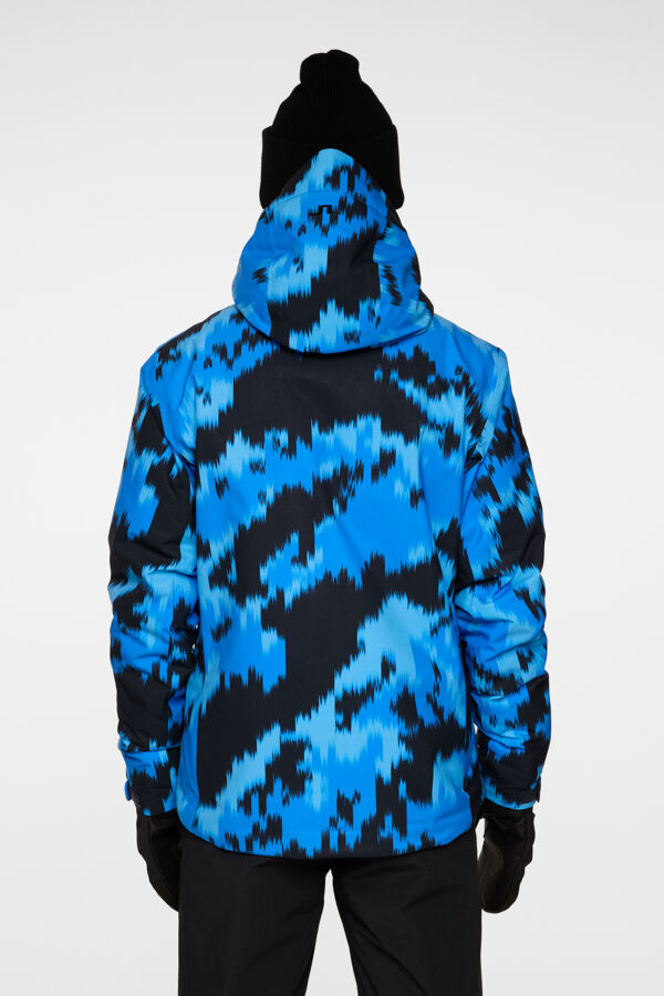 Ace Jacket Printed / Warp Sonic Blue L