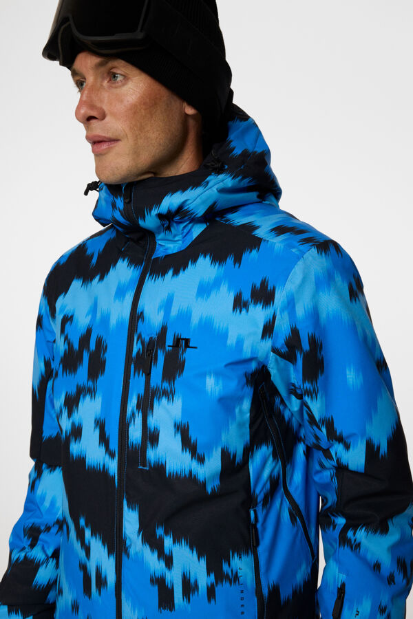 Ace Jacket Printed / Warp Sonic Blue L